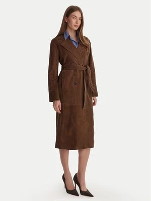 Obrázek produktu Marella Kožený plášť Oblare 2613441091 Hnědá Regular Fit