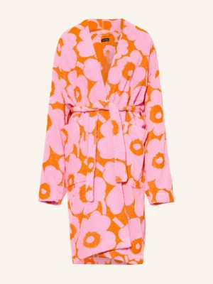 Obrázek produktu Marimekko Unisexový Župan Pieni Unikko růžová / oranžová