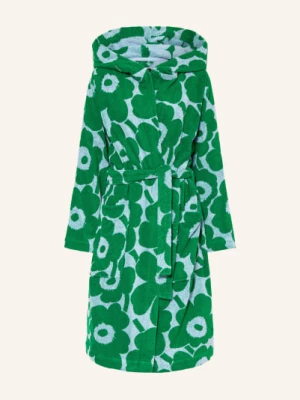 Obrázek produktu Marimekko Unisexový Župan Pieni Unikko zelená / tmavě modrá