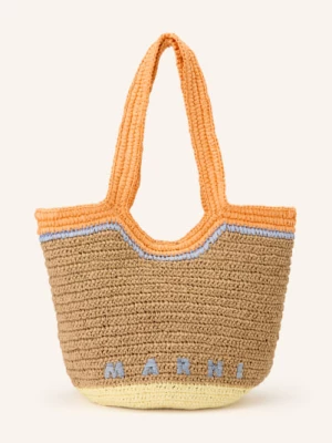 Obrázek produktu Marni Taška Přes Rameno Small béžová / oranžová / tmavě modrá