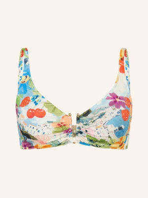 Obrázek produktu Maryan Mehlhorn Bralette Bikiny Riviera modrá / fialová / červená