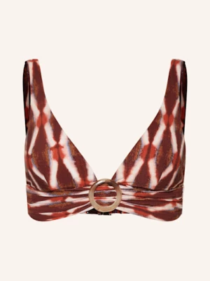 Obrázek produktu Maryan Mehlhorn Bralette Horní Díl Bikin Sanguine tmavě červená / červená / režná