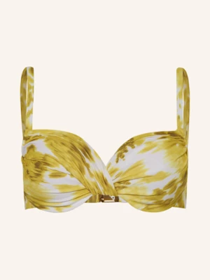 Obrázek produktu Maryan Mehlhorn Horní Díl Bikin S Kosticemi Soft Focus Florals žlutá / bílá / tmavě šedá