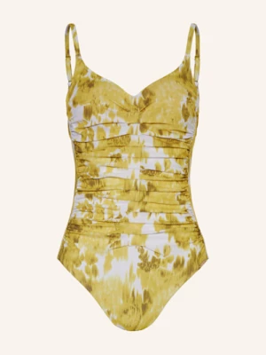 Obrázek produktu Maryan Mehlhorn Plavky S Kosticemi Soft Focus Florals žlutá / bílá / šedá