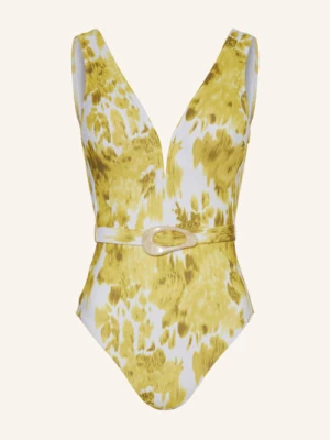 Obrázek produktu Maryan Mehlhorn Plavky Soft Focus Florals žlutá / bílá / šedá