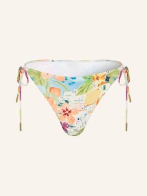 Obrázek produktu Maryan Mehlhorn Trojúhelníkové Bikiny Riviera tmavě modrá / tmavě oranžová / světle zelená