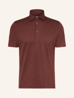 Obrázek produktu Maurizio  Baldassari Jerseyové Polo Tričko Z Merino Vlny hnědá