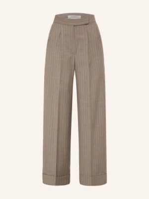 Obrázek produktu Max Mara 7/8 Kalhoty Manetta černošedá / krémová