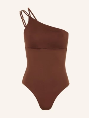 Obrázek produktu Max Mara Beachwear Jednoramenné Plavky Bchcappa hnědá