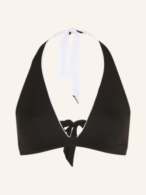 Obrázek produktu Max Mara Beachwear Obratný Bikini Top Abazia S Vázáním Za Krkem černá / bílá