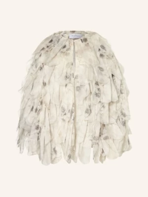 Obrázek produktu Max Mara Hedvábná Bunda Chiffon S Volány světle šedá / tmavě šedá