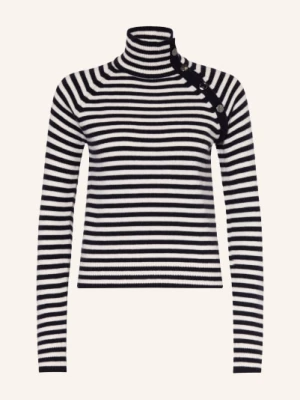 Obrázek produktu Max Mara Kašmírový Svetr Paniere tmavě modrá / bílá