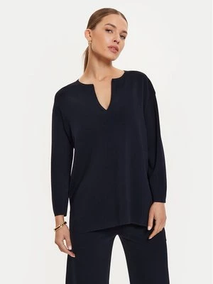 Obrázek produktu Max Mara Leisure Halenka Sottile 24263660 Tmavomodrá Relaxed Fit