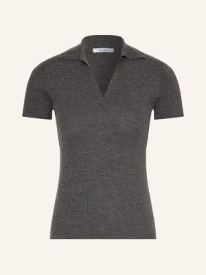 Obrázek produktu Max Mara Pletené Polo Tričko Albero tmavě šedá
