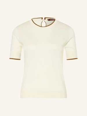 Obrázek produktu Max Mara Studio Pletené Tričko Agenda S Hedvábím režná / hnědá