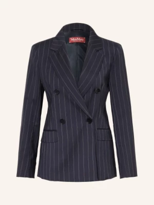 Obrázek produktu Max Mara Studio Sako Onagro Z Čisté Vlny tmavě modrá / světle šedá