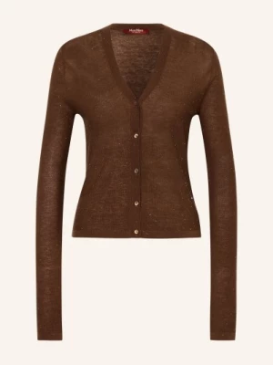 Obrázek produktu Max Mara Studio Svetr Febo S Hedvábím A Flitry hnědá
