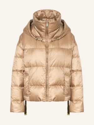 Obrázek produktu Max Mara The Cube Péřová Bunda Trebi S Odnímatelnou Kapucí velbloudí