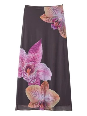 Obrázek produktu Maxi sukně Stradivarius skvrnitě světle hnědá