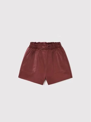 Obrázek produktu Mayoral Kraťasy z imitace kůže 7206 Bordó Regular Fit