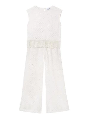 Obrázek produktu Mayoral Sada halenka a kalhoty 6558 Écru Relaxed Fit