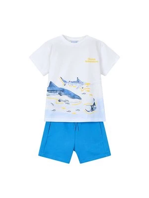 Obrázek produktu Mayoral Sada T-shirt a šortky 3610 Bílá Regular Fit