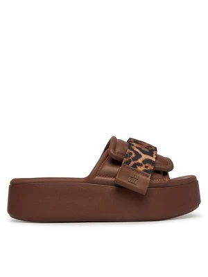 Obrázek produktu Melissa Nazouváky Melissa Free Fuzzy Slide Platform Ad 37835 Hnědá