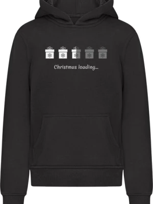 Obrázek produktu Merchcode Mikina 'Christmas Gifts Loading'  tmavě šedá / černá / bílá