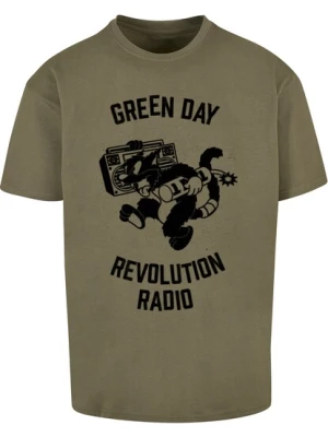 Obrázek produktu Merchcode Tričko 'Green Day Revolution Radio'  olivová / černá