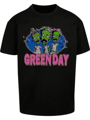 Obrázek produktu Merchcode Tričko 'Green Day Zombie'  modrá / zelená / pink / černá