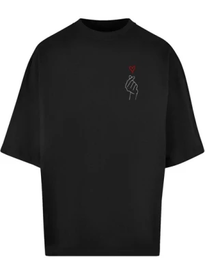 Obrázek produktu Merchcode Tričko 'K Heart'  červená / černá / bílá