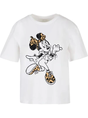 Obrázek produktu Merchcode Tričko 'Minnie Mouse Leo'  mix barev / bílá