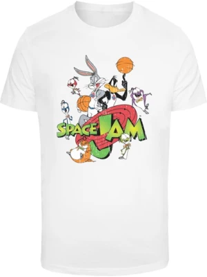Obrázek produktu Merchcode Tričko 'Space Jam Team'  zelená / oranžová / černá / bílá