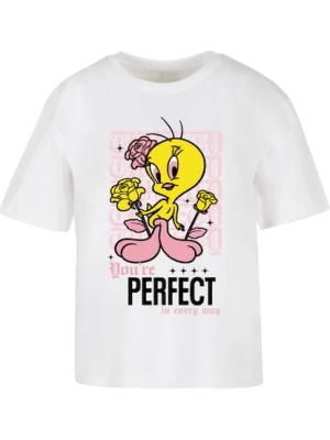 Obrázek produktu Merchcode Tričko 'Tweety'  žlutá / růžová / černá / bílá