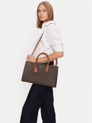 Obrázek produktu MICHAEL Michael Kors Kabelka Scarlett Medium Signature Logo Satchel 30F4GETS2B Hnědá
