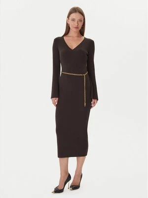 Obrázek produktu MICHAEL Michael Kors Úpletové šaty MF5835G4VR Hnědá Slim Fit