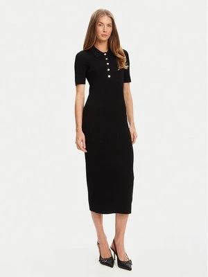 Obrázek produktu MICHAEL Michael Kors Úpletové šaty MT5832333D Černá Slim Fit
