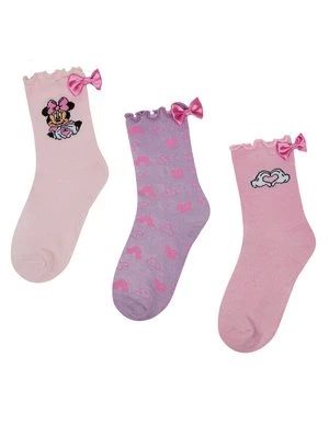 Obrázek produktu Mickey&Friends Dlouhé ponožky ACCCS-SS25-327DSTC(3-PACK) Růžová