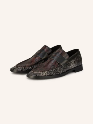 Obrázek produktu Miista Penny Loafers tmavě hnědá / šedá / černá