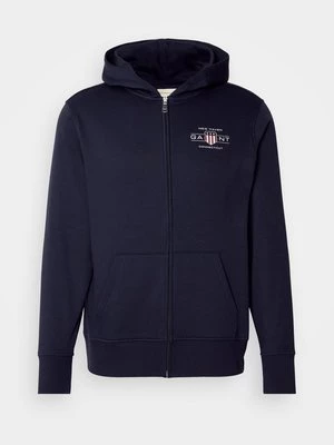 Obrázek produktu Mikina na zip Gant tmavě modrá