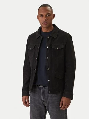 Obrázek produktu Milestone Kožená bunda Valerio 612205 60790 Černá Slim Fit