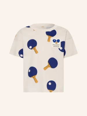 Obrázek produktu Mini Rodini Tričko světle šedá / tmavě oranžová / modrá