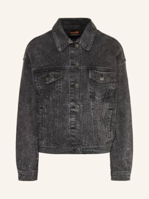 Obrázek produktu Miss Goodlife Džínová Bunda S Ozdobnými Kameny 328 darkgrey