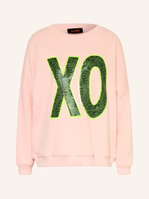 Obrázek produktu Miss Goodlife Oversized Mikina S Flitry barva růžového zlata / neonově žlutá / tmavě zelená
