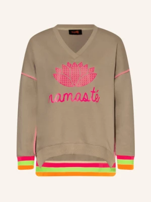 Obrázek produktu Miss Goodlife Oversized Mikina velbloudí / neonově růžová