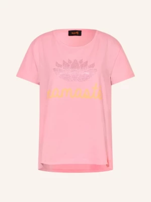 Obrázek produktu Miss Goodlife Tričko Namaste S Ozdobnými Kamínky růžová / neonově oranžová