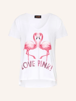 Obrázek produktu Miss Goodlife Tričko S Flitry bílá / růžová / neonově růžová