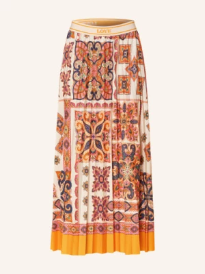 Obrázek produktu Miss Lagotte Plisovaná Sukně béžová / fialová / oranžová
