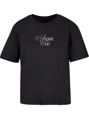 Obrázek produktu Miss Tee Tričko 'Angels Club'  fialová / černá / bílá