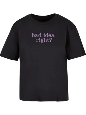 Obrázek produktu Miss Tee Tričko 'Bad Idea'  fialová / černá